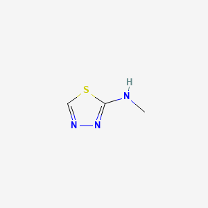 N-Methyl-1,3,4-thiadiazol-2-amine chemical structure (CAS 38490-45-8)