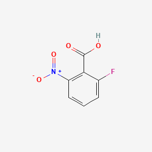 2-Fluoro-6-nitrobenzoic acid chemical structure (CAS 385-02-4)