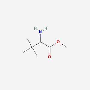 Methyl 2-amino-3,3-dimethylbutanoate chemical structure (CAS 3850-31-5)