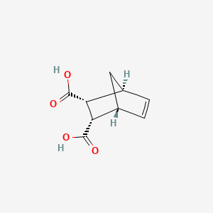 cis-endo-Bicyclo[2.2.1]hept-5-ene-2,3-dicarboxylic acid chemical structure (CAS 3853-88-1)