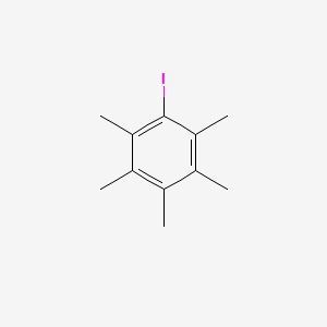 1-Iodo-2,3,4,5,6-pentamethylbenzene chemical structure (CAS 3853-91-6)