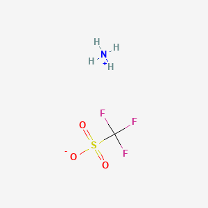 Ammonium trifluoromethanesulfonate chemical structure (CAS 38542-94-8)