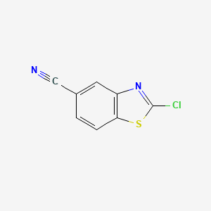 2-Chlorobenzo[d]thiazole-5-carbonitrile chemical structure (CAS 385432-46-2)