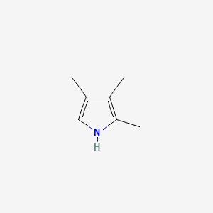 2,3,4-Trimethyl-1H-pyrrole chemical structure (CAS 3855-78-5)