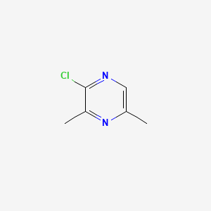 2-Chloro-3,5-dimethylpyrazine chemical structure (CAS 38557-72-1)