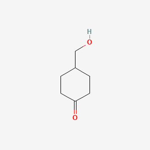4-(Hydroxymethyl)cyclohexanone chemical structure (CAS 38580-68-6)