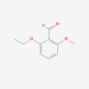 2-Ethoxy-6-methoxybenzaldehyde chemical structure (CAS 385802-24-4)