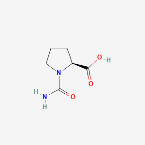 (S)-1-Carbamoylpyrrolidine-2-carboxylic acid chemical structure (CAS 38605-65-1)