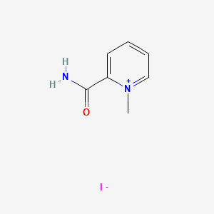 2-Carbamoyl-1-methylpyridin-1-ium iodide chemical structure (CAS 3861-69-6)