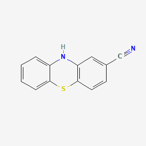 2-Cyano-phenothiazine chemical structure (CAS 38642-74-9)