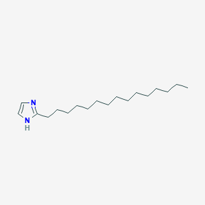 2-Pentadecyl-1H-imidazole chemical structure (CAS 38668-47-2)