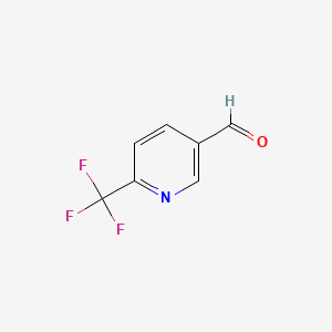 6-(Trifluoromethyl)nicotinaldehyde chemical structure (CAS 386704-12-7)