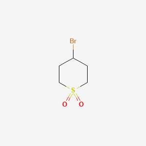 4-Bromotetrahydro-2H-thiopyran 1,1-dioxide chemical structure (CAS 38690-84-5)