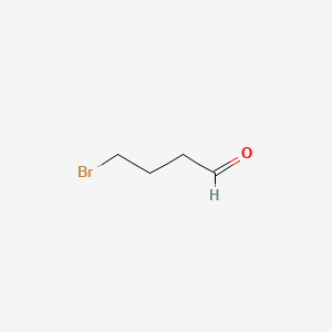 4-Bromobutanal chemical structure (CAS 38694-47-2)