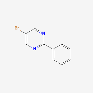 5-Bromo-2-phenylpyrimidine chemical structure (CAS 38696-20-7)