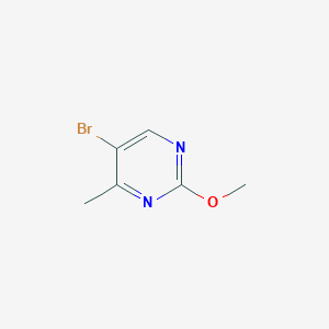 5-Bromo-2-methoxy-4-methylpyrimidine chemical structure (CAS 38696-23-0)