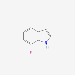 7-Fluoroindole chemical structure (CAS 387-44-0)