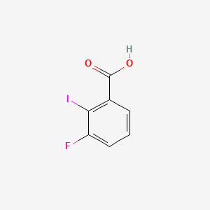 3-Fluoro-2-iodobenzoic acid chemical structure (CAS 387-48-4)