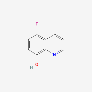5-Fluoroquinolin-8-ol chemical structure (CAS 387-97-3)