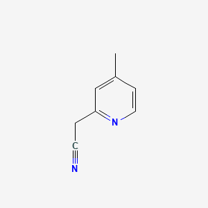 2-(4-Methylpyridin-2-yl)acetonitrile chemical structure (CAS 38746-50-8)
