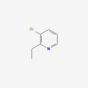 3-Bromo-2-ethylpyridine chemical structure (CAS 38749-81-4)