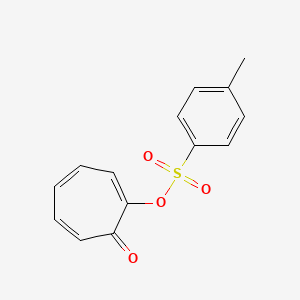7-Oxocyclohepta-1,3,5-trien-1-yl 4-methylbenzenesulfonate chemical structure (CAS 38768-08-0)