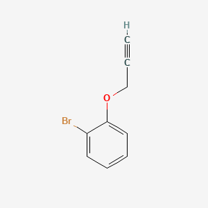 1-Bromo-2-(prop-2-yn-1-yloxy)benzene chemical structure (CAS 38770-76-2)