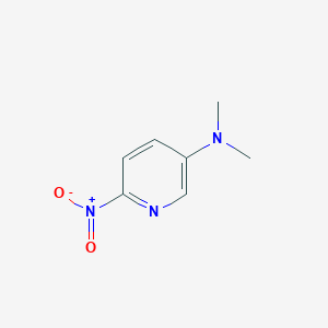 N,N-dimethyl-6-nitropyridin-3-amine chemical structure (CAS 38772-04-2)