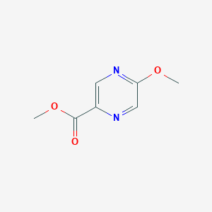 Methyl 5-methoxypyrazine-2-carboxylate chemical structure (CAS 38789-75-2)