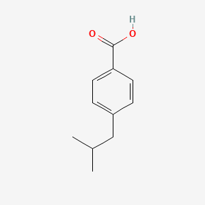 4-Isobutylbenzoic acid chemical structure (CAS 38861-88-0)