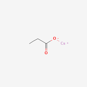 Cesium propionate chemical structure (CAS 38869-24-8)