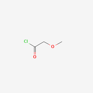 Methoxyacetyl chloride chemical structure (CAS 38870-89-2)
