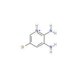 5-Bromo-2,3-diaminopyridine chemical structure (CAS 38875-53-5)