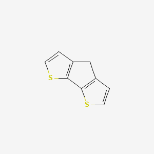 4H-Cyclopenta[1,2-b:5,4-b']dithiophene chemical structure (CAS 389-58-2)