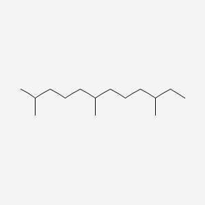 2,6,10-Trimethyldodecane chemical structure (CAS 3891-98-3)