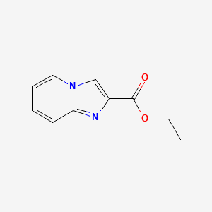 Ethyl imidazo[1,2-a]pyridine-2-carboxylate chemical structure (CAS 38922-77-9)