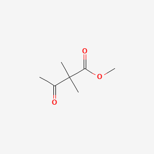 Methyl 2,2-dimethylacetoacetate chemical structure (CAS 38923-57-8)