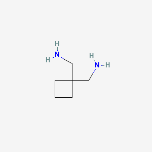 Cyclobutane-1,1-diyldimethanamine chemical structure (CAS 38932-71-7)