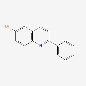 6-Bromo-2-phenylquinoline chemical structure (CAS 3894-25-5)