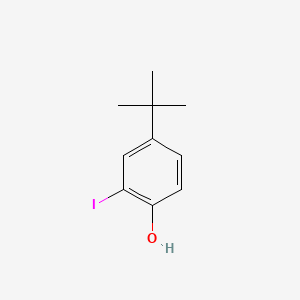 4-(tert-Butyl)-2-iodophenol chemical structure (CAS 38941-98-9)