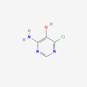 4-Amino-6-chloropyrimidin-5-ol chemical structure (CAS 38953-42-3)