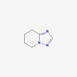 5,6,7,8-Tetrahydro-[1,2,4]triazolo[1,5-a]pyridine chemical structure (CAS 389607-01-6)