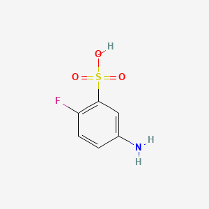 5-Amino-2-fluorobenzenesulfonic acid chemical structure (CAS 38962-61-7)