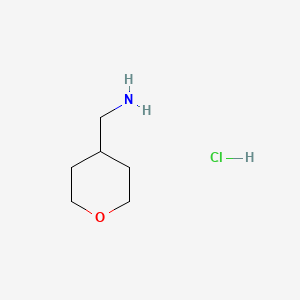 4-Aminomethyltetrahydropyran hydrochloride chemical structure (CAS 389621-78-7)