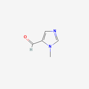 1-Methyl-1H-imidazole-5-carbaldehyde chemical structure (CAS 39021-62-0)