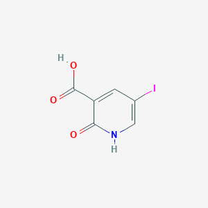 2-Hydroxy-5-iodonicotinic acid chemical structure (CAS 390360-97-1)