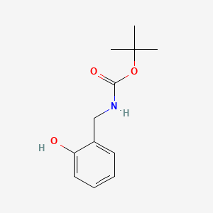 2-(Boc-aminomethyl)phenol chemical structure (CAS 390427-07-3)