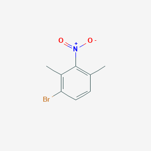 1-Bromo-2,4-dimethyl-3-nitrobenzene chemical structure (CAS 39053-43-5)