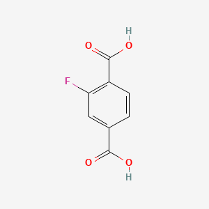 2-Fluoroterephthalic acid chemical structure (CAS 3906-87-4)