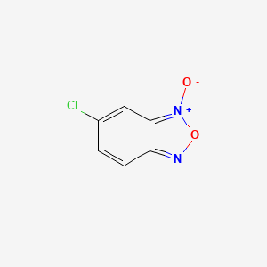 6-Chlorobenzo[c][1,2,5]oxadiazole 1-oxide chemical structure (CAS 39060-31-6)